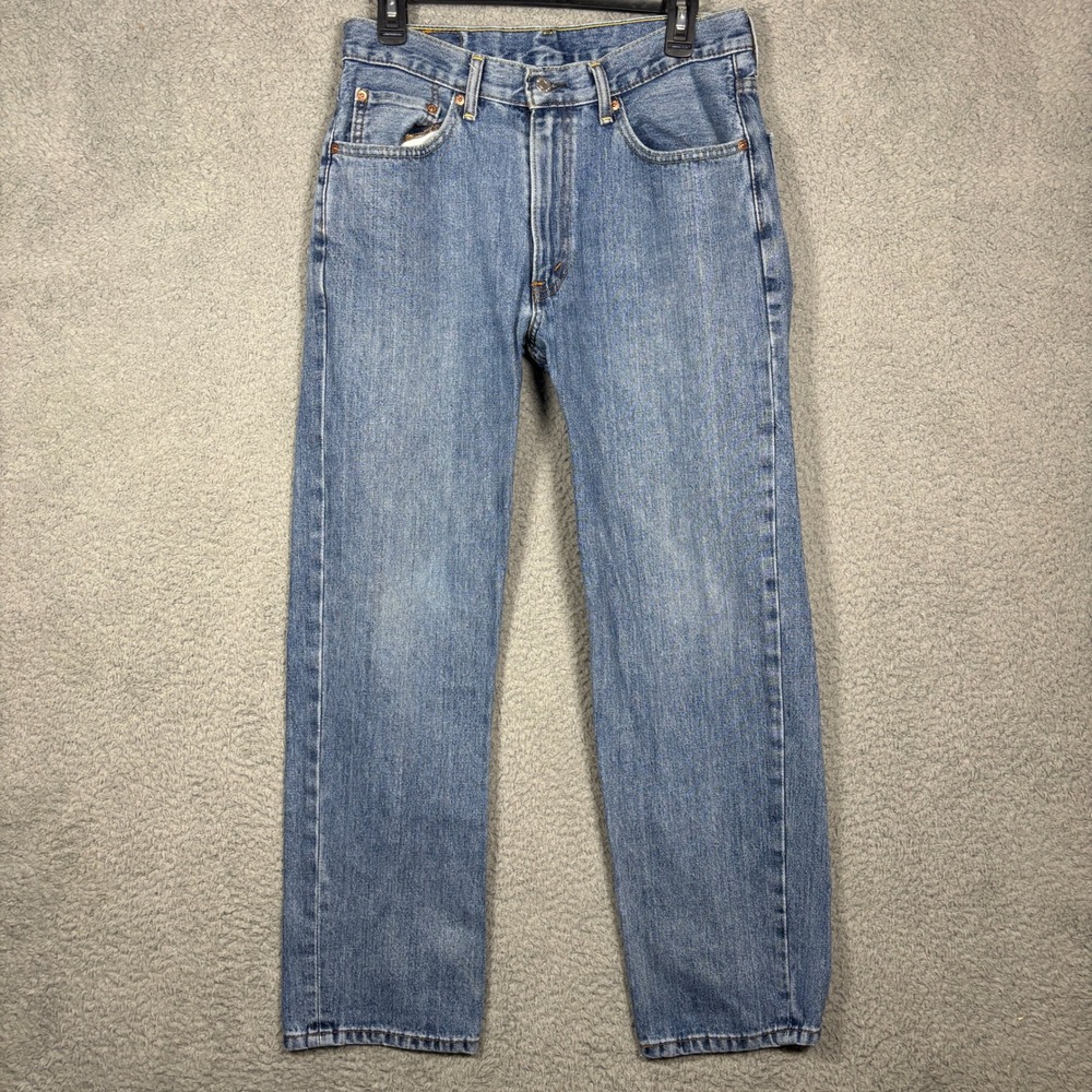 Levis 550 Relaxed Fit Tapered Leg Blue Denim Jeans Mens 32x30 Medium Wash